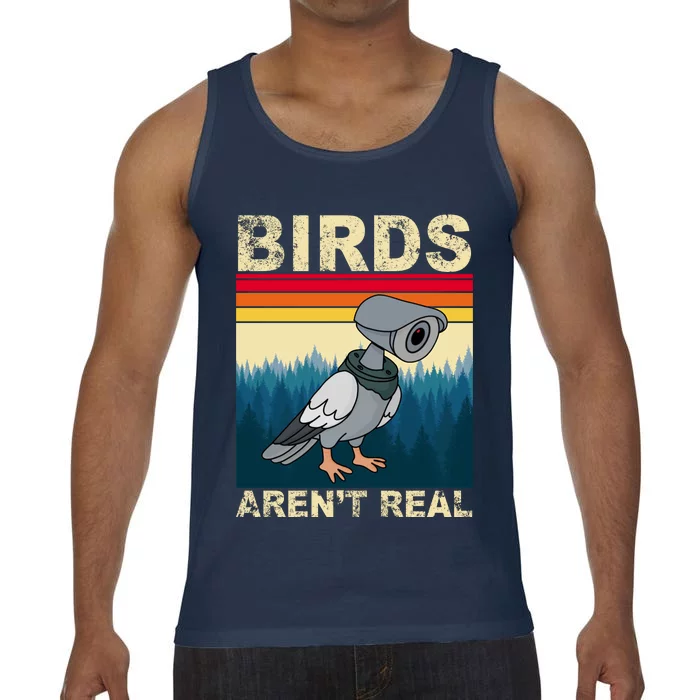 Birds Aren't Real Camera Sunset Comfort Colors® Tank Top