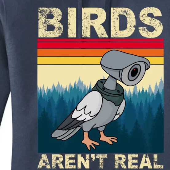 Birds Aren't Real Camera Sunset Women's Pullover Hoodie