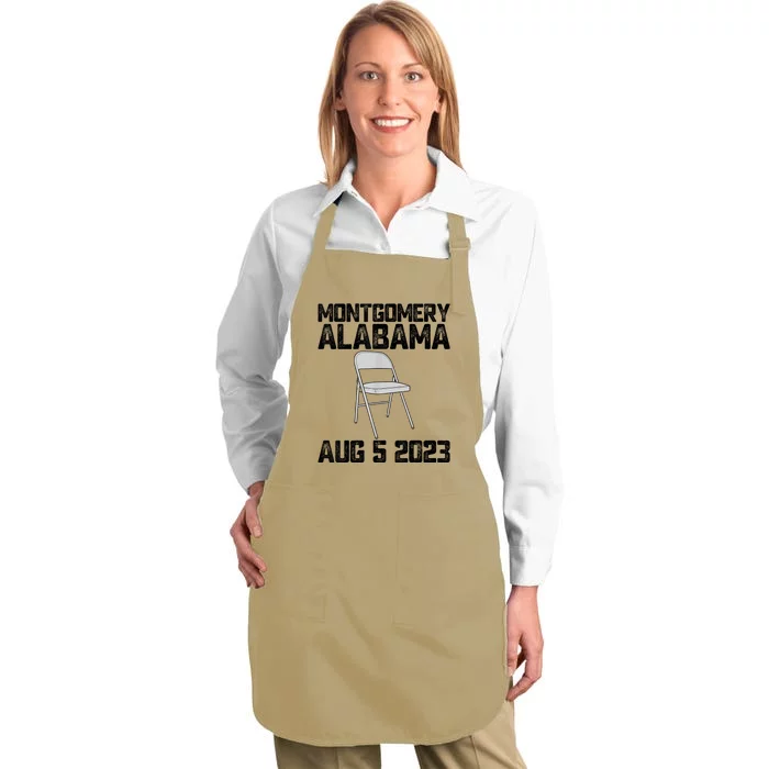 Brawl At Riverfront Park Montgomery Alabama Brawl Full-Length Apron With Pocket