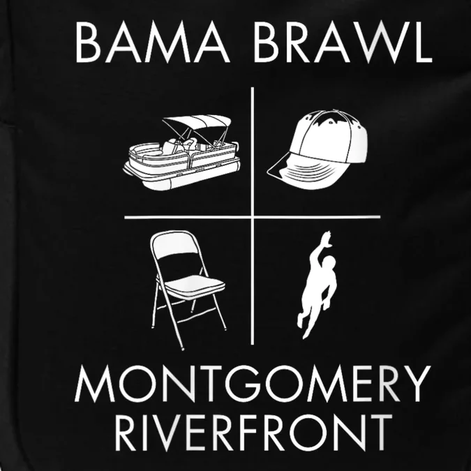 Brawl At Riverfront Park Montgomery Alabama Brawl Impact Tech Backpack