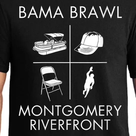 Brawl At Riverfront Park Montgomery Alabama Brawl Pajama Set