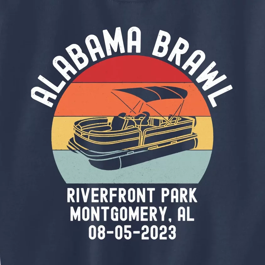 Brawl At Riverfront Park Montgomery Alabama Brawl Kids Sweatshirt