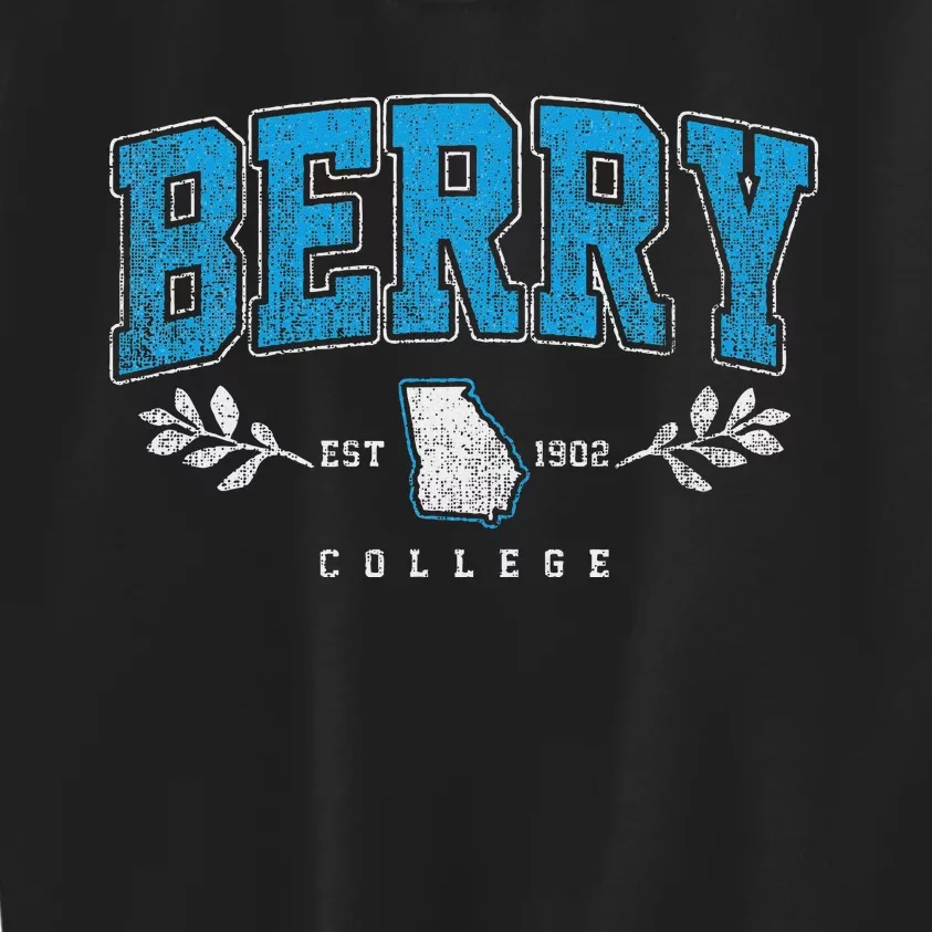 Berry Arch Retro College Athletic Sports Women Kids Sweatshirt