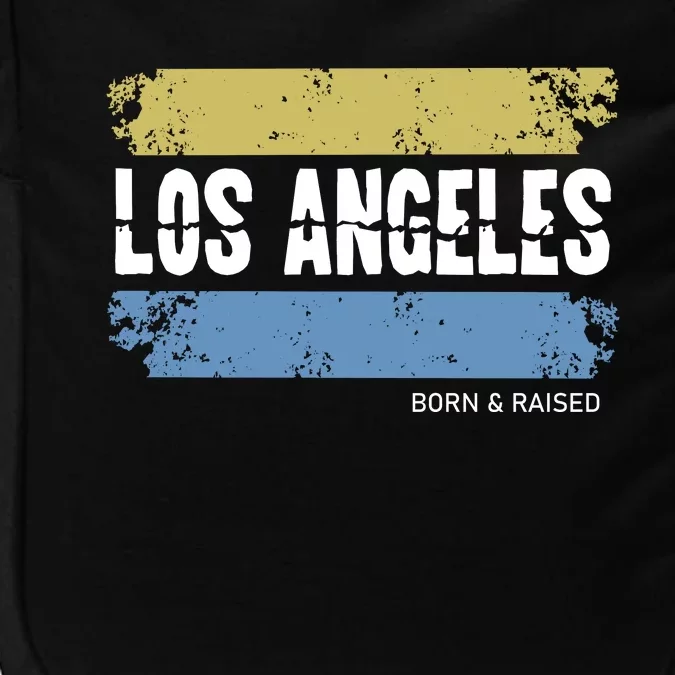 Born And Raised Los Angeles California Impact Tech Backpack