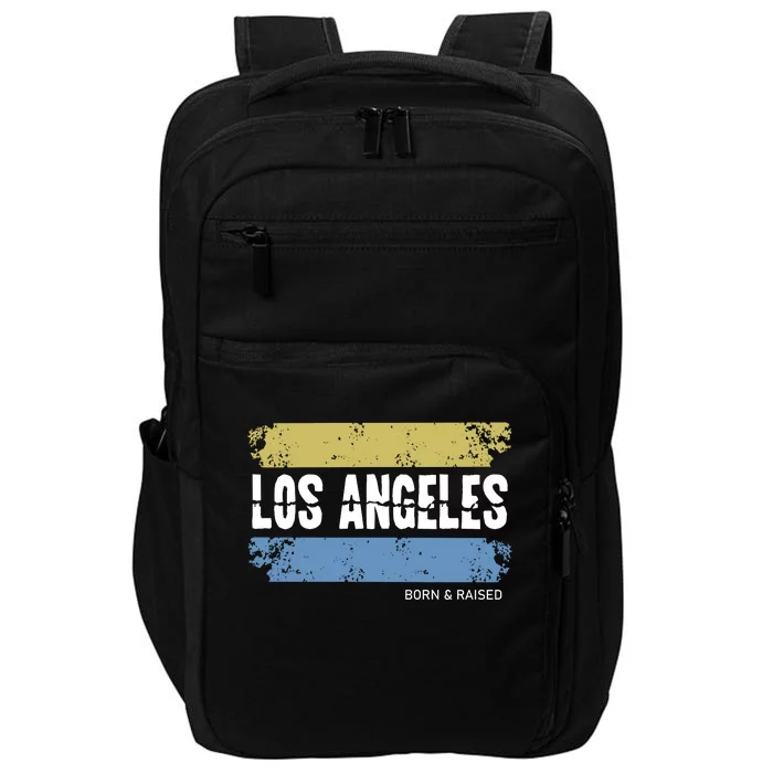 Born And Raised Los Angeles California Impact Tech Backpack