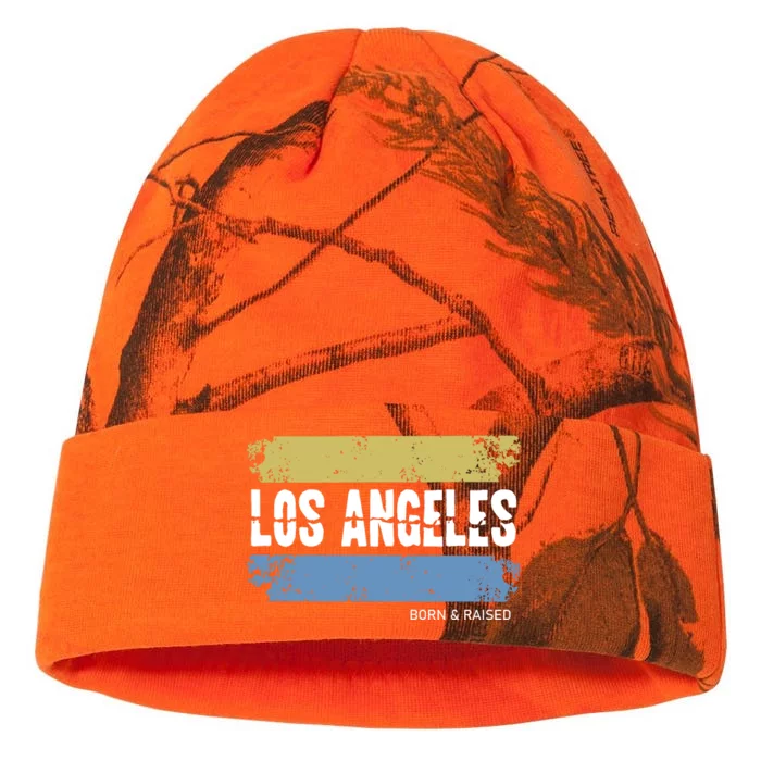 Born And Raised Los Angeles California Kati - 12in Camo Beanie