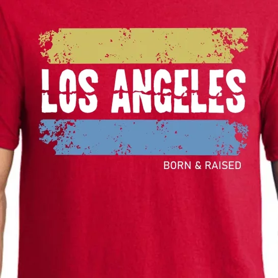 Born And Raised Los Angeles California Pajama Set