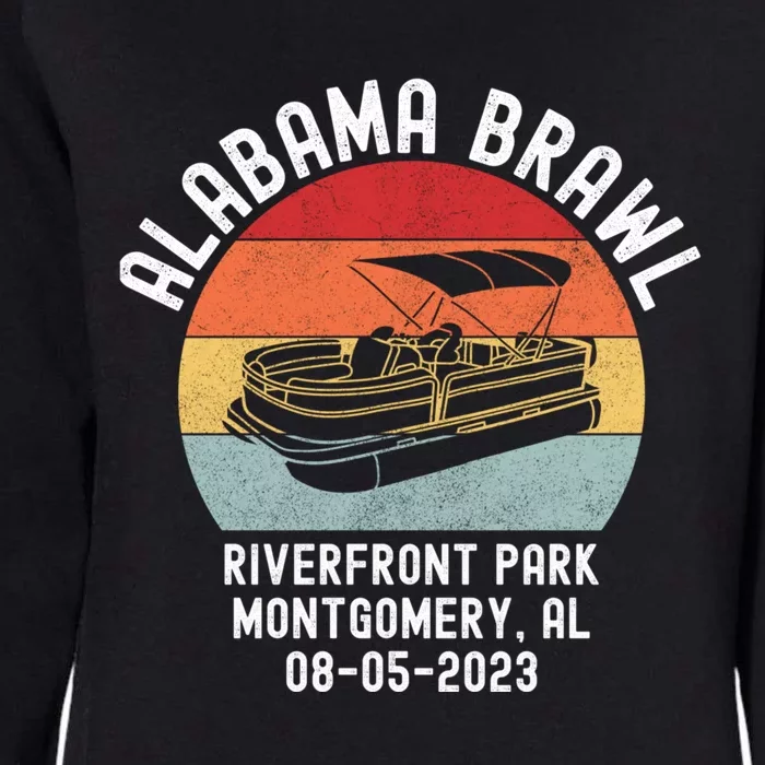 Brawl At Riverfront Park Montgomery Alabama Brawl Womens California Wash Sweatshirt