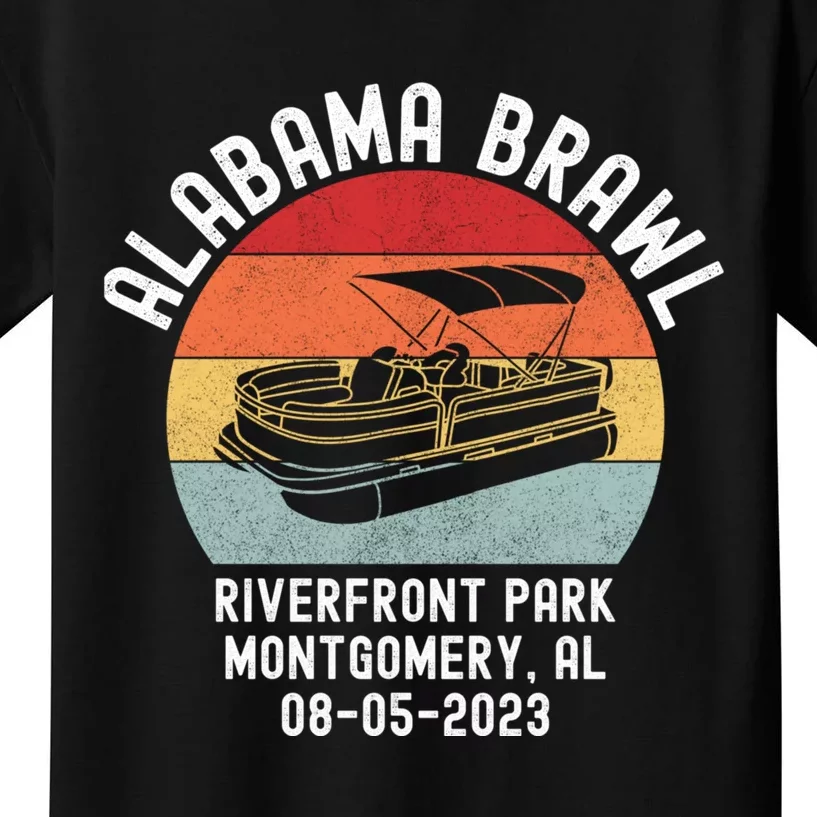 Brawl At Riverfront Park Montgomery Alabama Brawl Kids T-Shirt