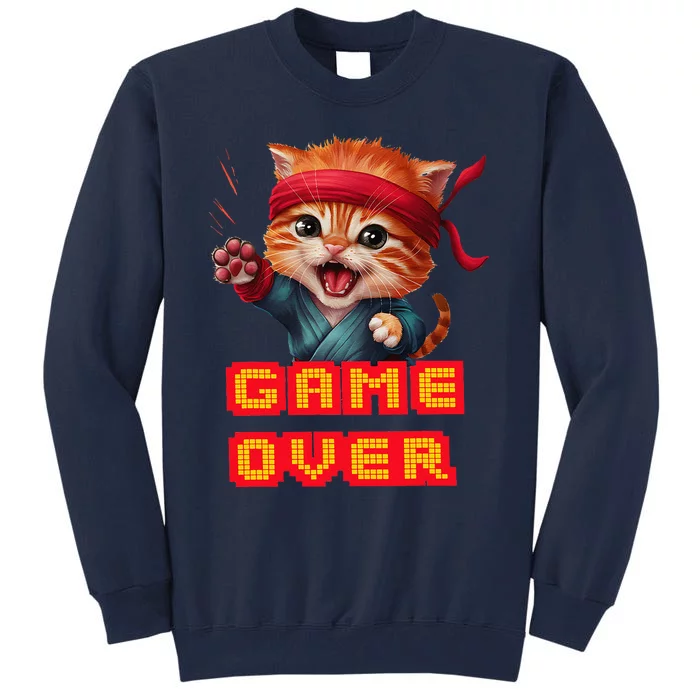 Be A Roaring Kitty Game The Stop Orange Bandana Meme Tall Sweatshirt