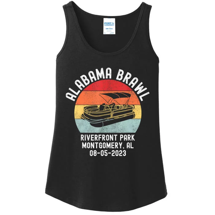 Brawl At Riverfront Park Montgomery Alabama Brawl Ladies Essential Tank