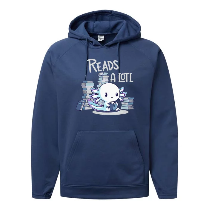 Bookman Axolotl ReadsALotl Performance Fleece Hoodie