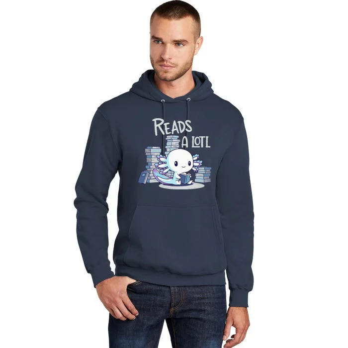 Bookman Axolotl ReadsALotl Tall Hoodie