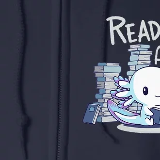 Bookman Axolotl ReadsALotl Full Zip Hoodie