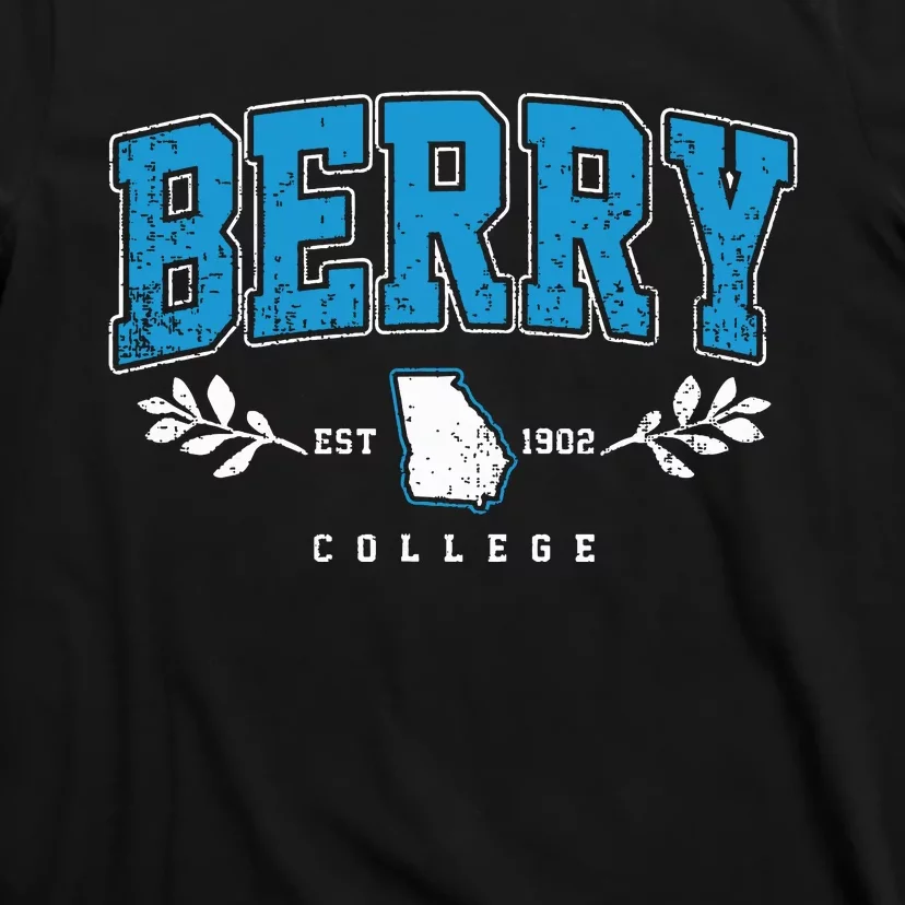 Berry Arch Retro College Athletic Sports T-Shirt