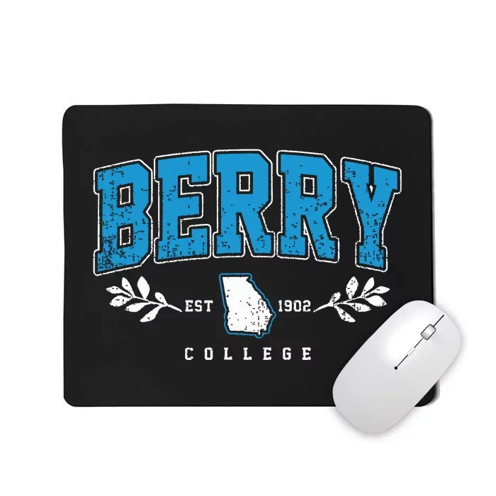 Berry Arch Retro College Athletic Sports Mousepad