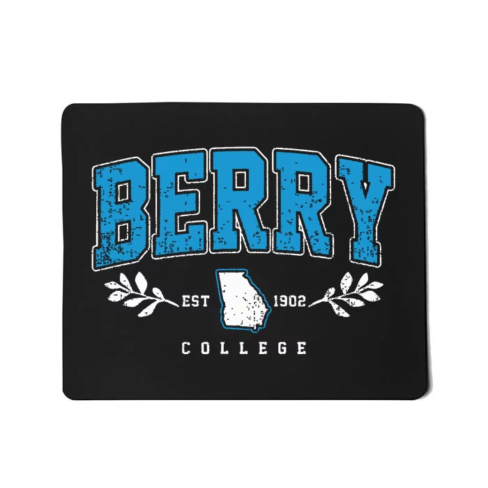 Berry Arch Retro College Athletic Sports Mousepad