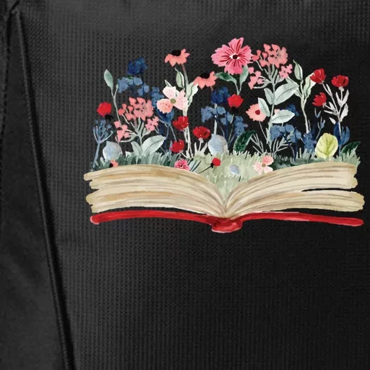 Bookworm Avid Reader Flowers Literature Meaningful Gift Book Reading Meaningful City Backpack