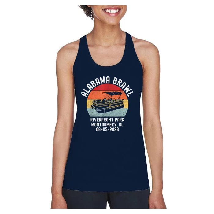 Brawl At Riverfront Park Montgomery Alabama Brawl Women's Racerback Tank