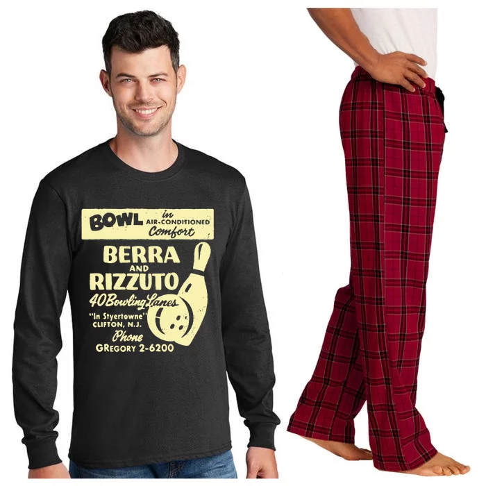 BERRA AND RIZZUTO BOWLING LANES Long Sleeve Pajama Set