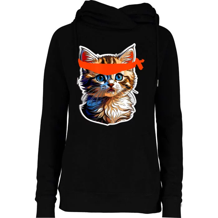 Be A Roaring Kitty Game The Stop Orange Bandana Meme Womens Funnel Neck Pullover Hood