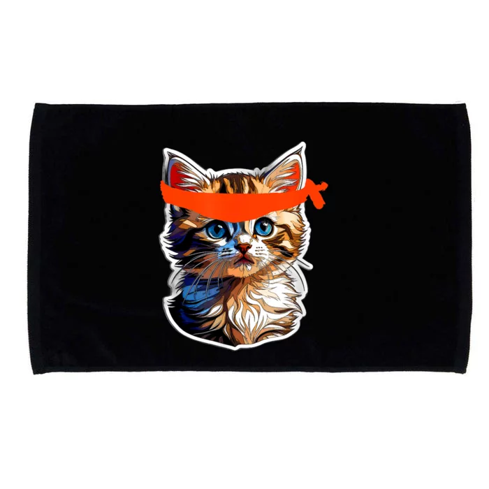 Be A Roaring Kitty Game The Stop Orange Bandana Meme Microfiber Hand Towel