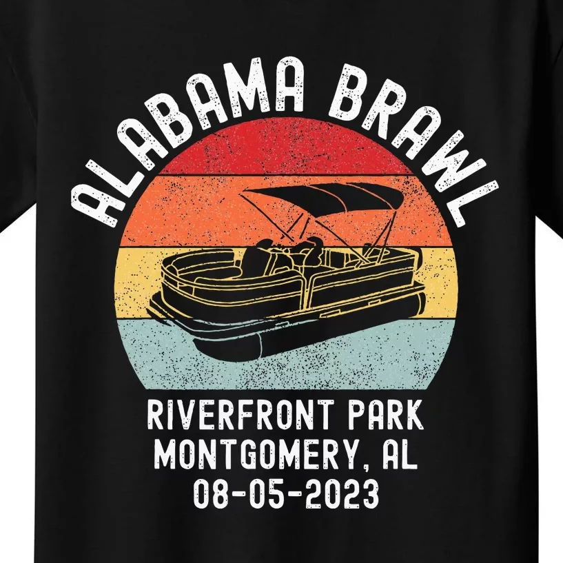 Brawl At Riverfront Park Montgomery Alabama Brawl Kids T-Shirt