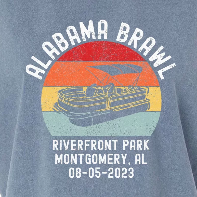 Brawl At Riverfront Park Montgomery Alabama Brawl Garment-Dyed Women's Muscle Tee