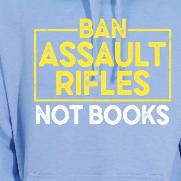 Ban Assault Rifles Not Books Unisex Surf Hoodie