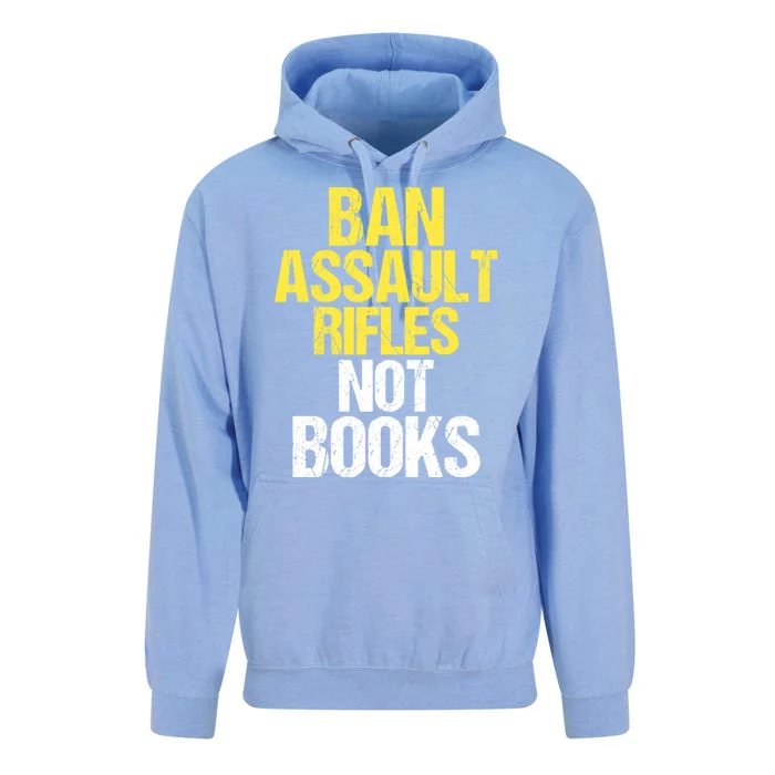 Ban Assault Rifles Not Books Unisex Surf Hoodie