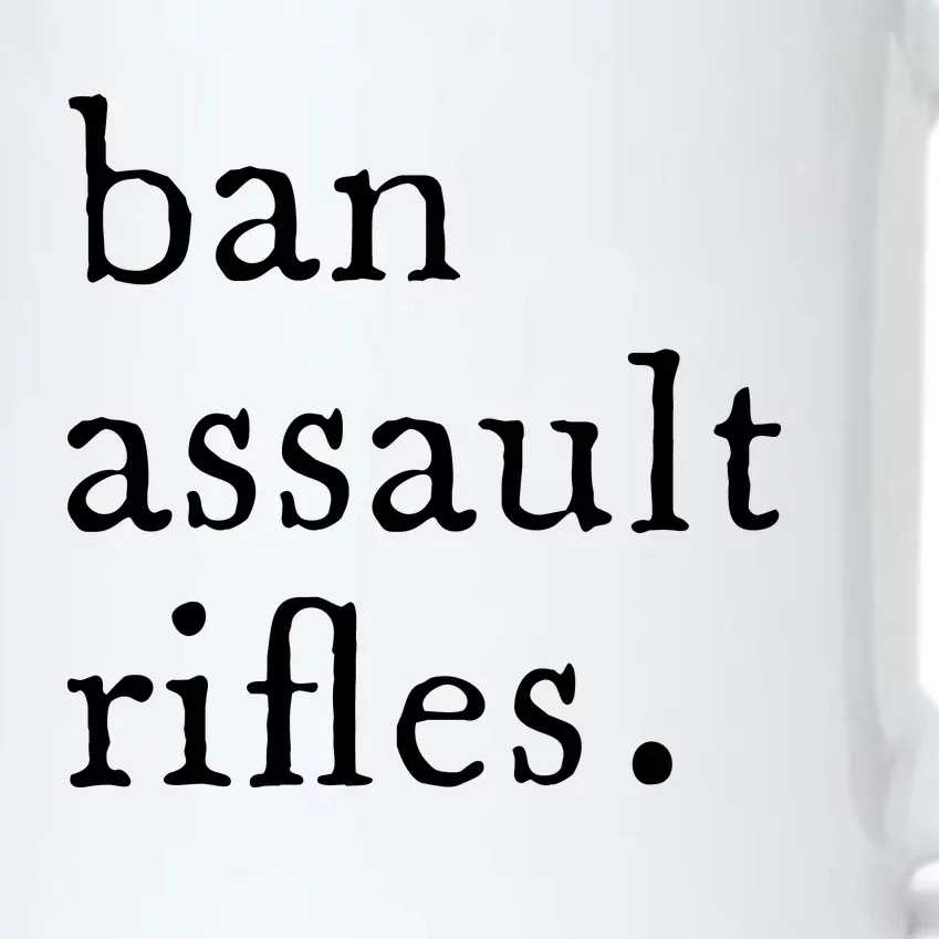 Ban Assault Rifles Black Color Changing Mug