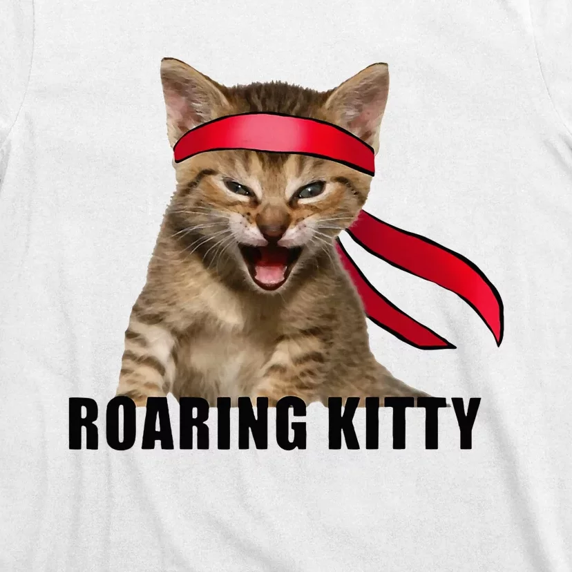 Be A Roaring Kitty Game The Stop Orange Bandana T-Shirt