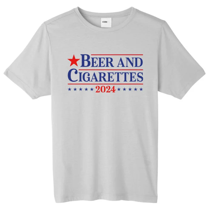 Beer And Retro Cigarettes 2024 ChromaSoft Performance T-Shirt