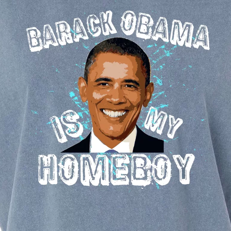 Barack Obama Is My Home boy Garment-Dyed Women's Muscle Tee