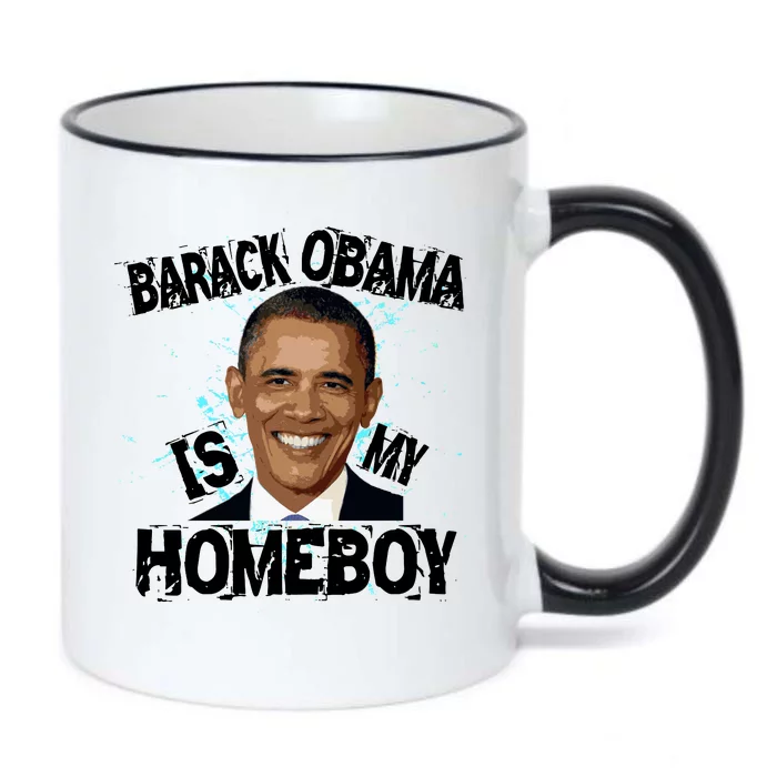 Barack Obama Is My Homeboy Black Color Changing Mug