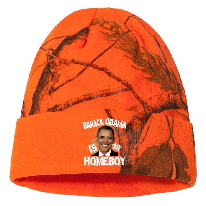 Barack Obama Is My Homeboy Kati - 12in Camo Beanie