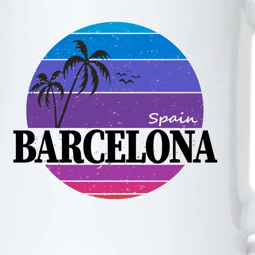 Barcelona Circle Logo Black Color Changing Mug