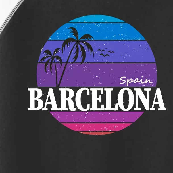 Barcelona Circle Logo Toddler Fine Jersey T-Shirt