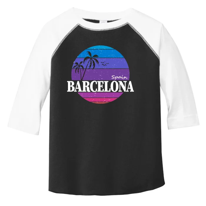 Barcelona Circle Logo Toddler Fine Jersey T-Shirt