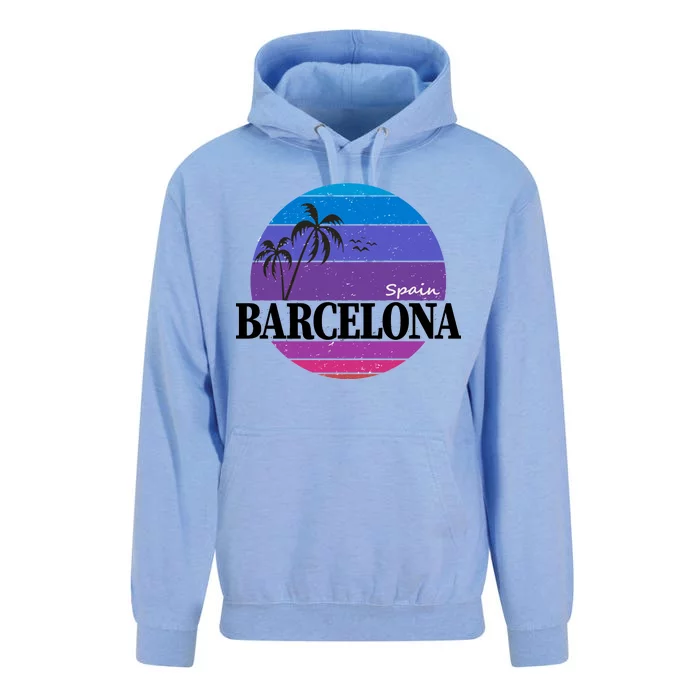 Barcelona Circle Logo Unisex Surf Hoodie