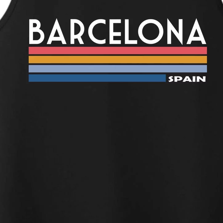 Barcelona Retro 1980's Performance Tank