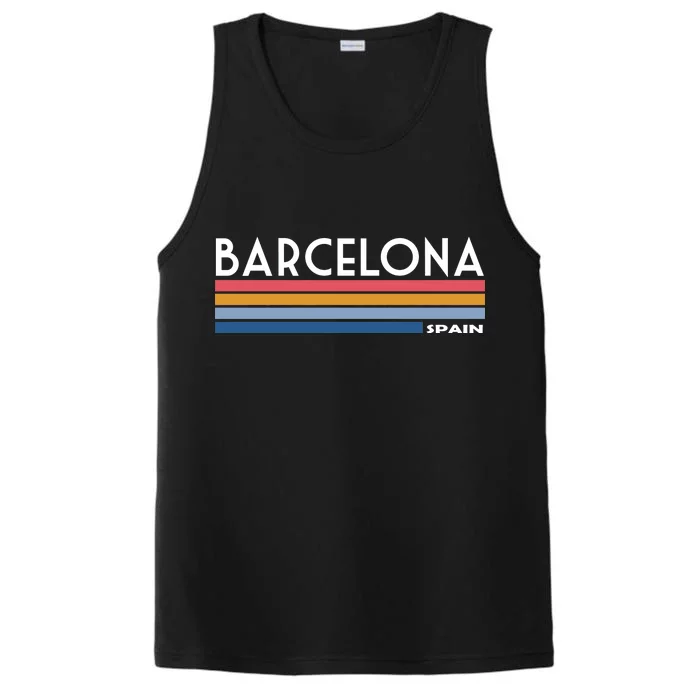 Barcelona Retro 1980's Performance Tank