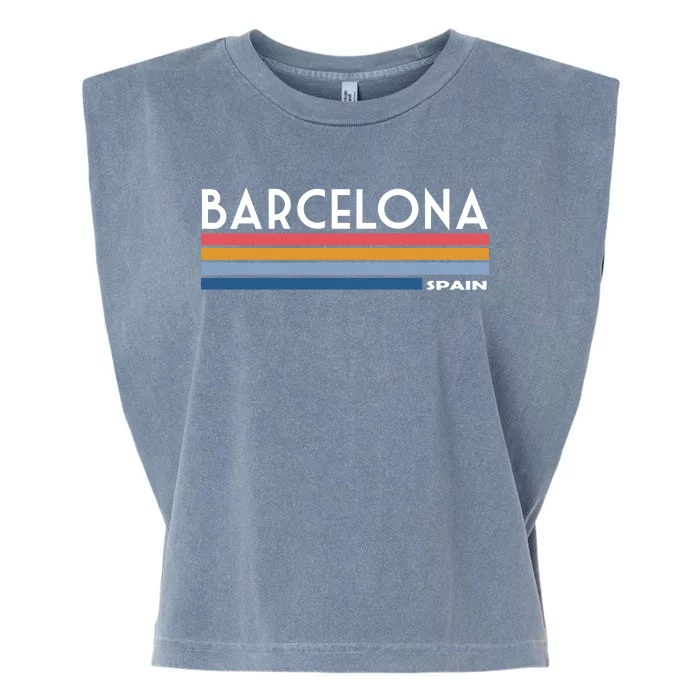 Barcelona Retro 1980's Garment-Dyed Women's Muscle Tee