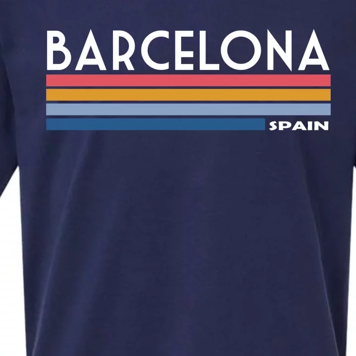 Barcelona Retro 1980's Sueded Cloud Jersey T-Shirt