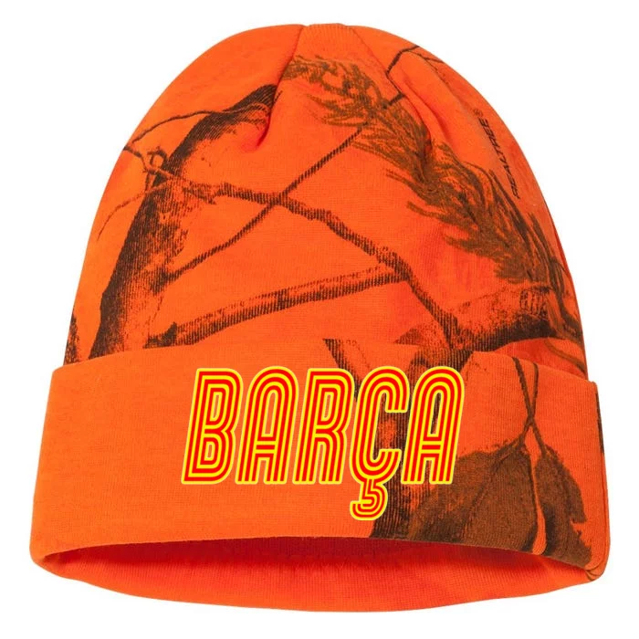 Barcelona Soccer Spain Barca Futbol Kati - 12in Camo Beanie