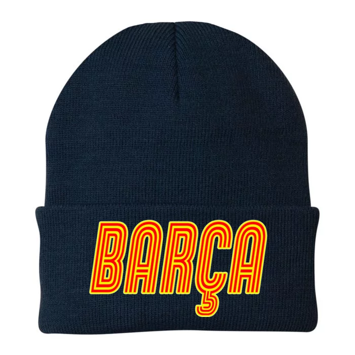 Barcelona Soccer Spain Barca Futbol Knit Cap Winter Beanie