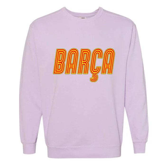 Barcelona Soccer Spain Barca Futbol Garment-Dyed Sweatshirt