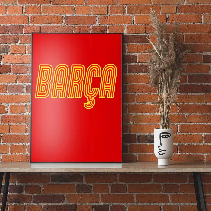 Barcelona Soccer Spain Barca Futbol Poster