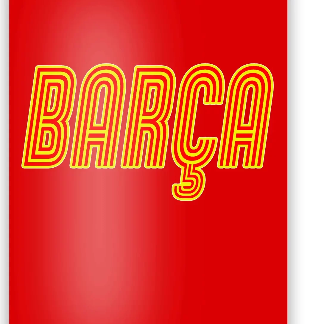 Barcelona Soccer Spain Barca Futbol Poster