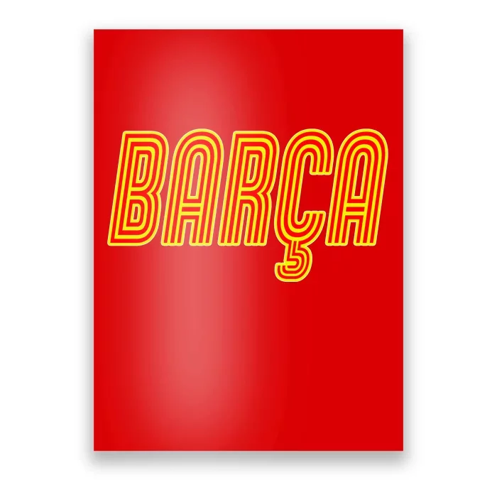 Barcelona Soccer Spain Barca Futbol Poster